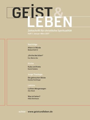 cover image of Geist & Leben 1/2017